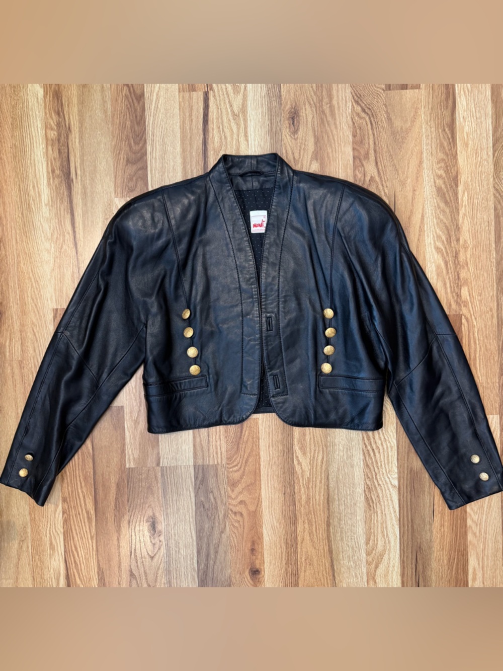 Rare Vintage Mondi Leather Jacket Like New